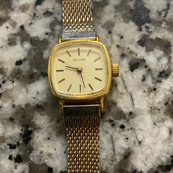 Vintage wind-up sloan watch running - Picture 2 of 16